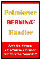 Prämierter Bernina Nähmaschinen Händler